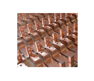 Serial production of electrical connectors in low allied copper